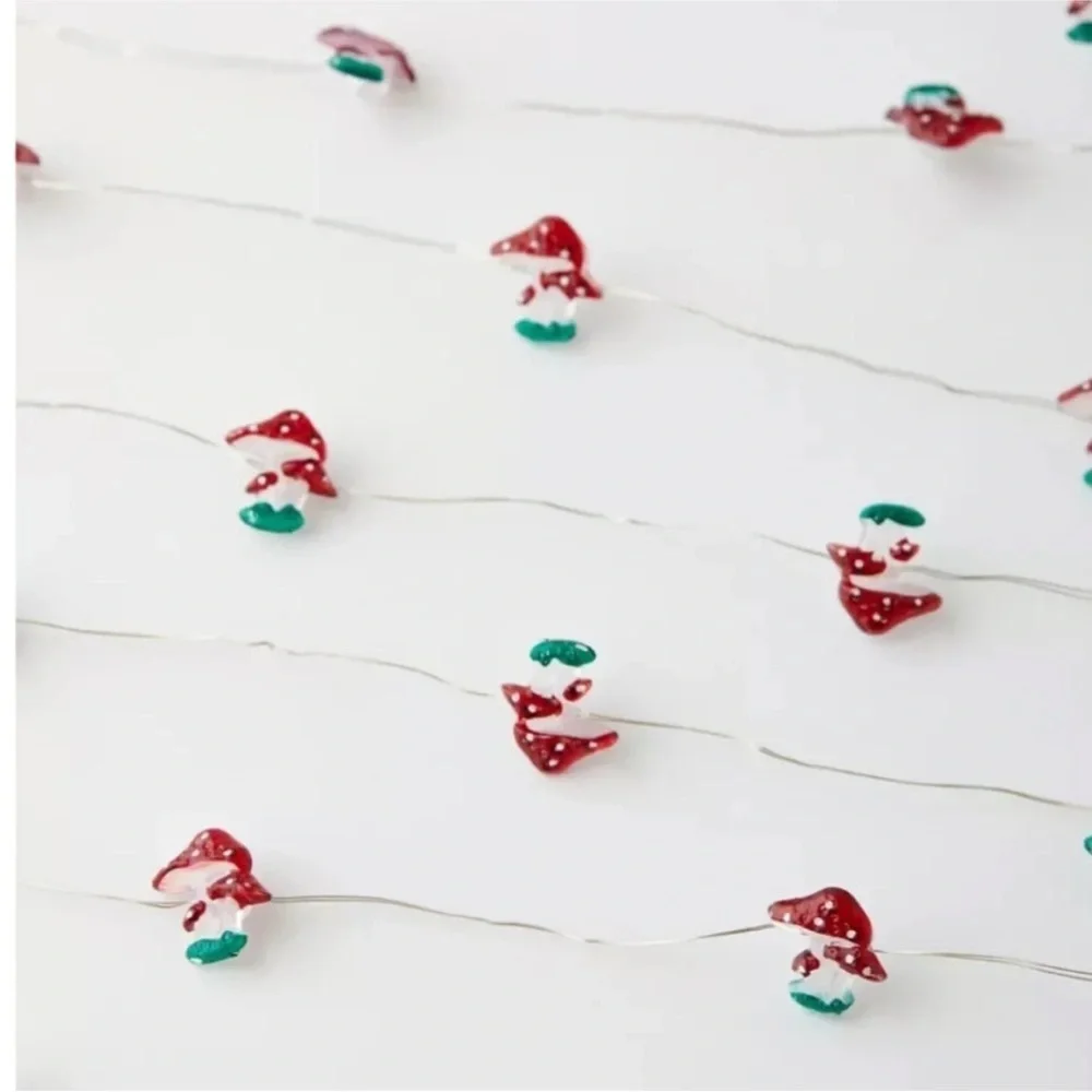 Lot of 2 Urban Outfitters Mushroom String Lights